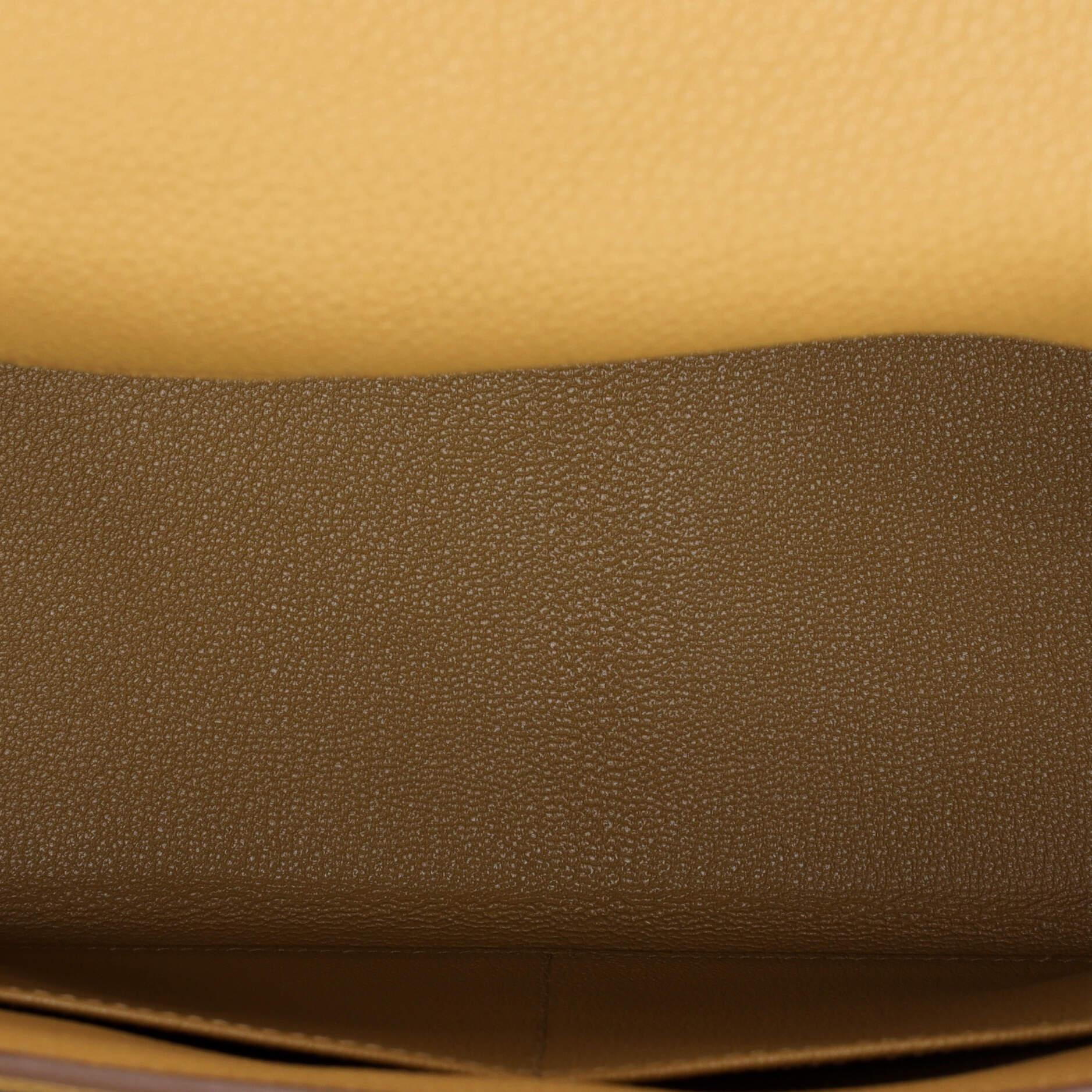 Hermes Kelly Handbag Biscuit Togo with Gold Hardware 28 2