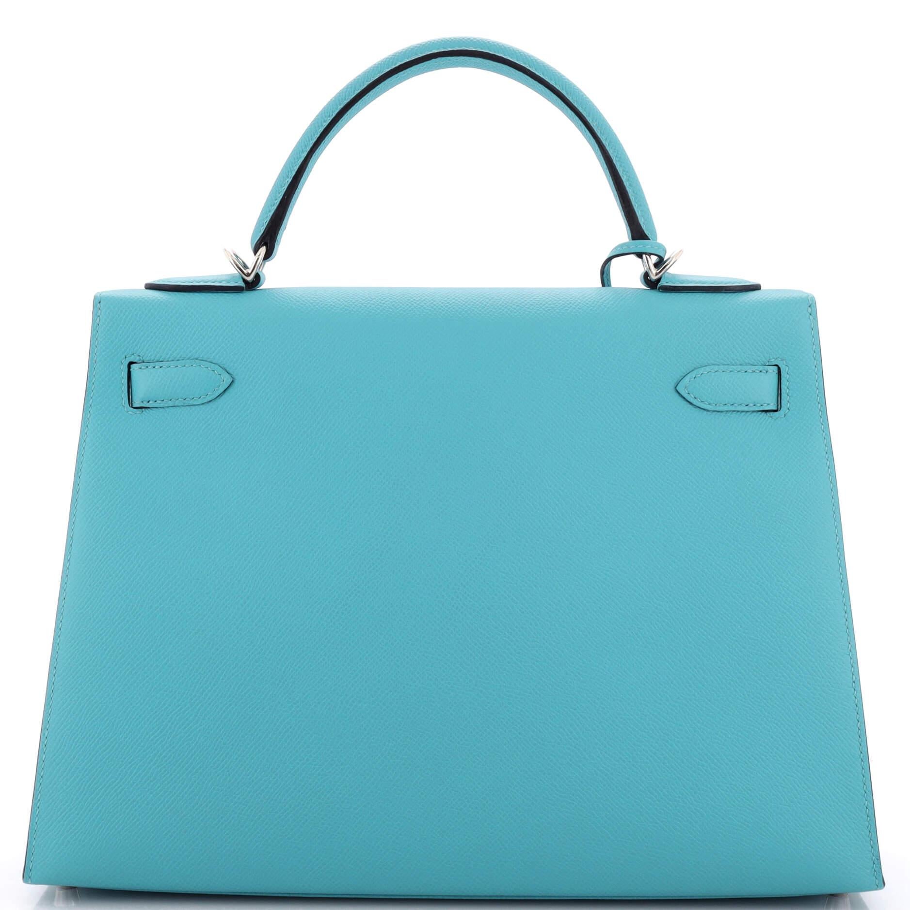 Hermes kelly bleu du nord sales
