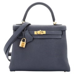 Hermes Black Togo Leather Gold Hardware Kelly 25 Bag – Dandelion Antiques