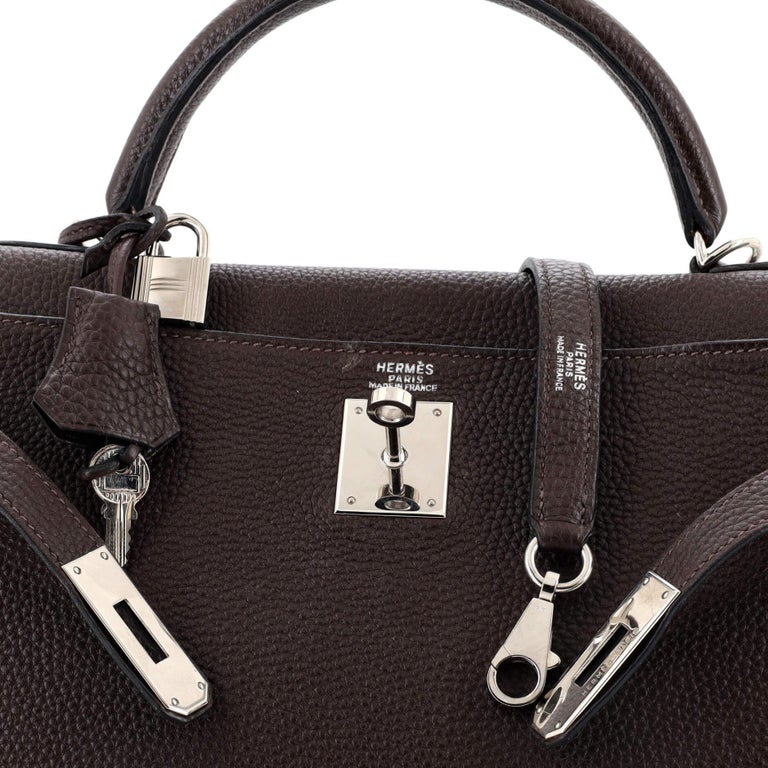 Hermes Kelly Handbag Cuivre Togo with Gold Hardware 32 at 1stDibs
