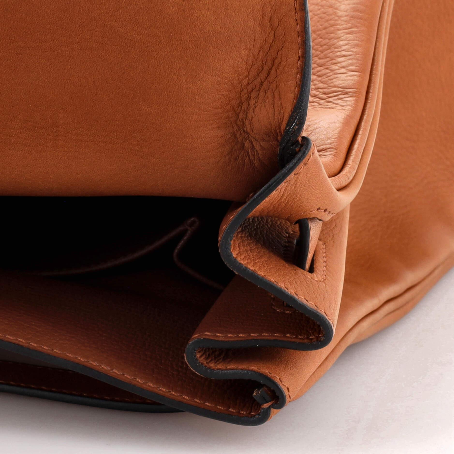 Hermes Kelly Handbag Cuivre Taurillon Saddle with Palladium Hardware 40 6