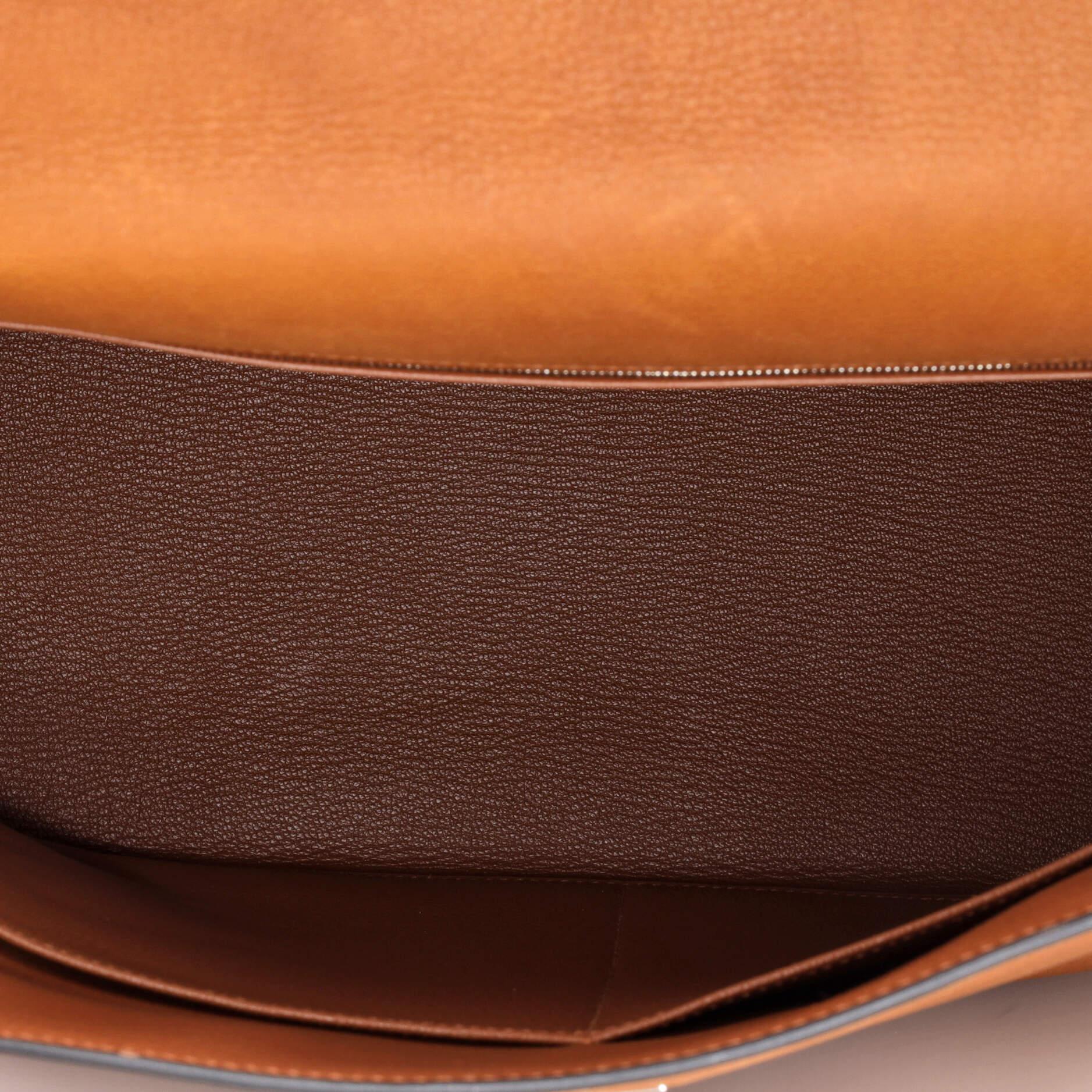 Hermes Kelly Handbag Cuivre Taurillon Saddle with Palladium Hardware 40 2