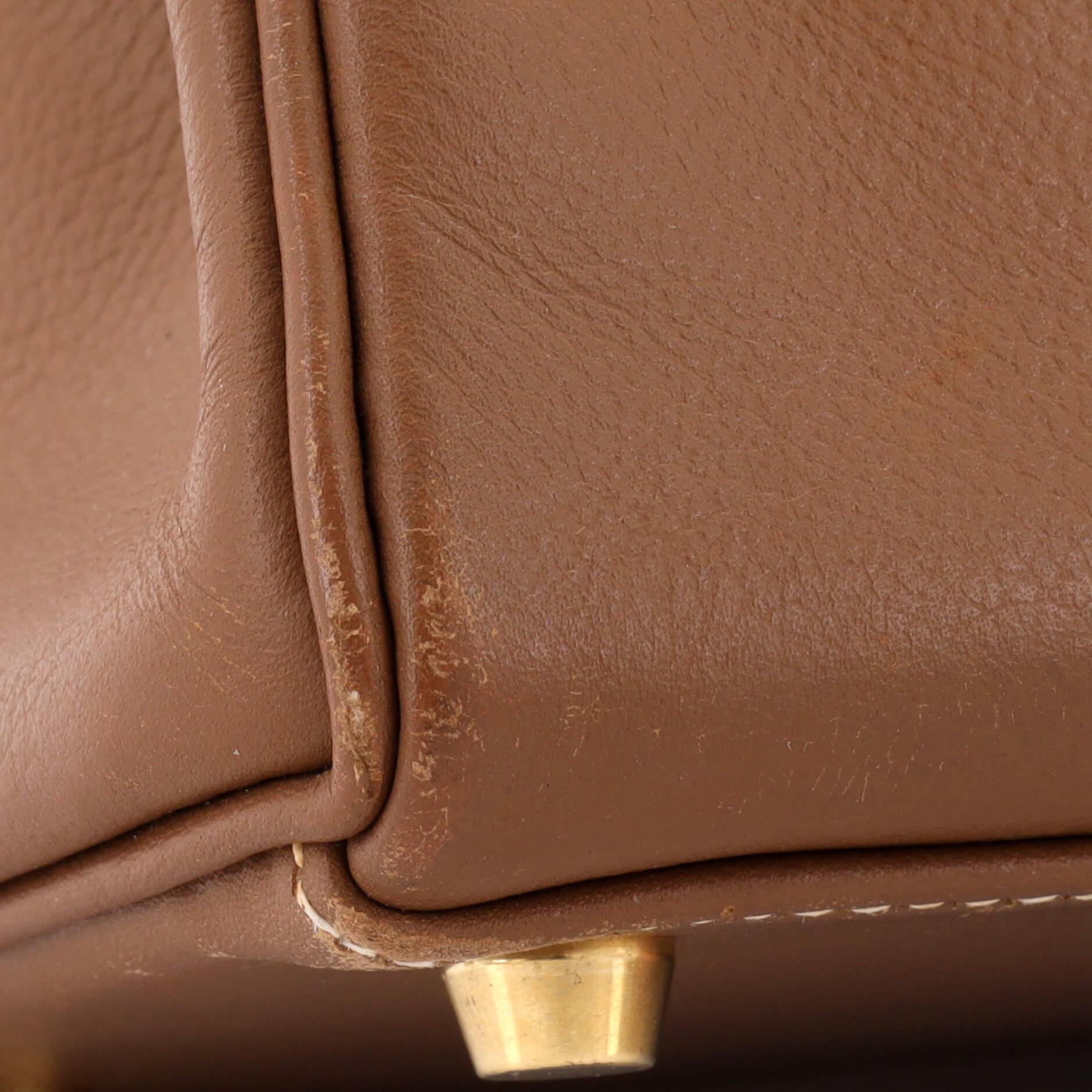 Hermes Kelly Handbag Gold Gulliver with Gold Hardware 32 5