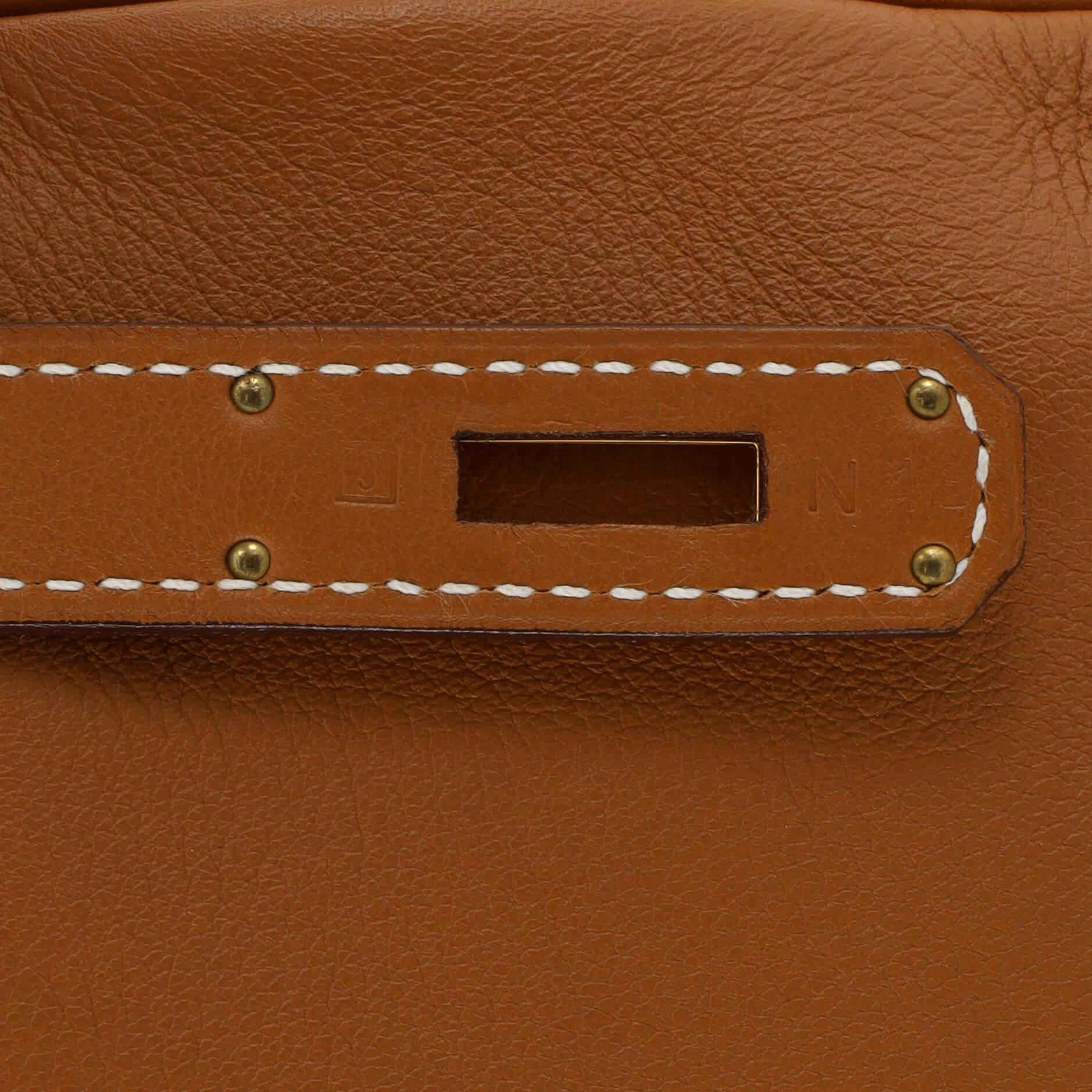 Hermes Kelly Handbag Gold Swift with Gold Hardware 28 7
