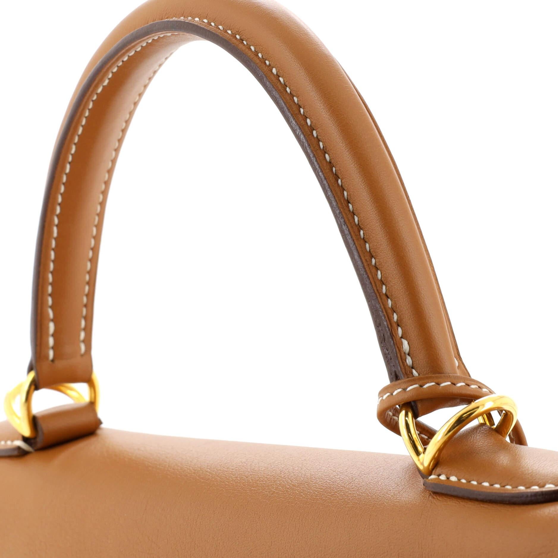 Hermes Kelly Handbag Gold Swift with Gold Hardware 28 3