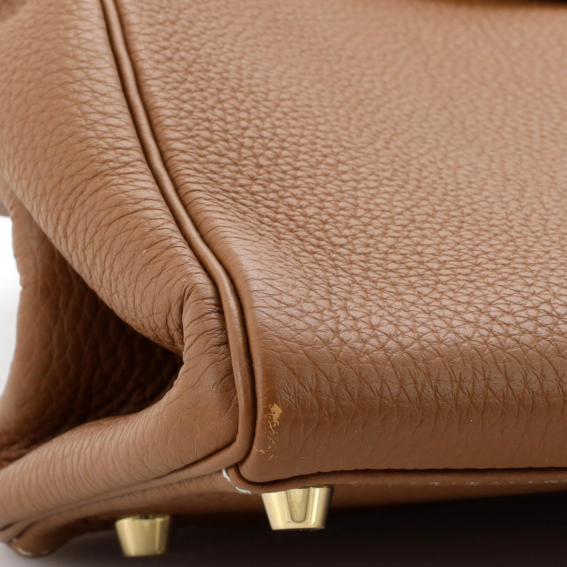 Hermes Kelly Handbag Gold Togo with Gold Hardware 32 6