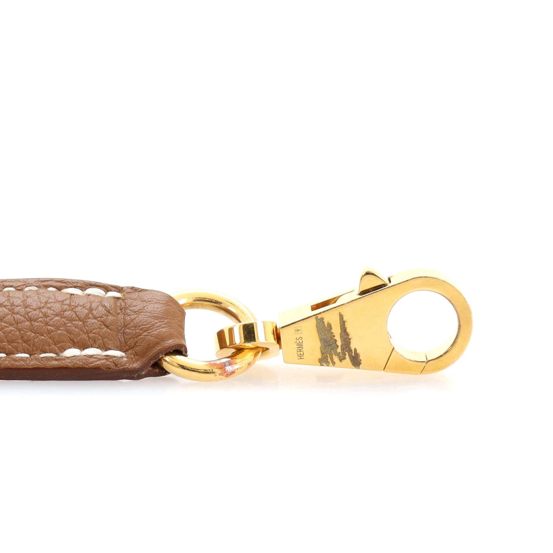 Hermes Kelly Handbag Gold Togo with Gold Hardware 32 9