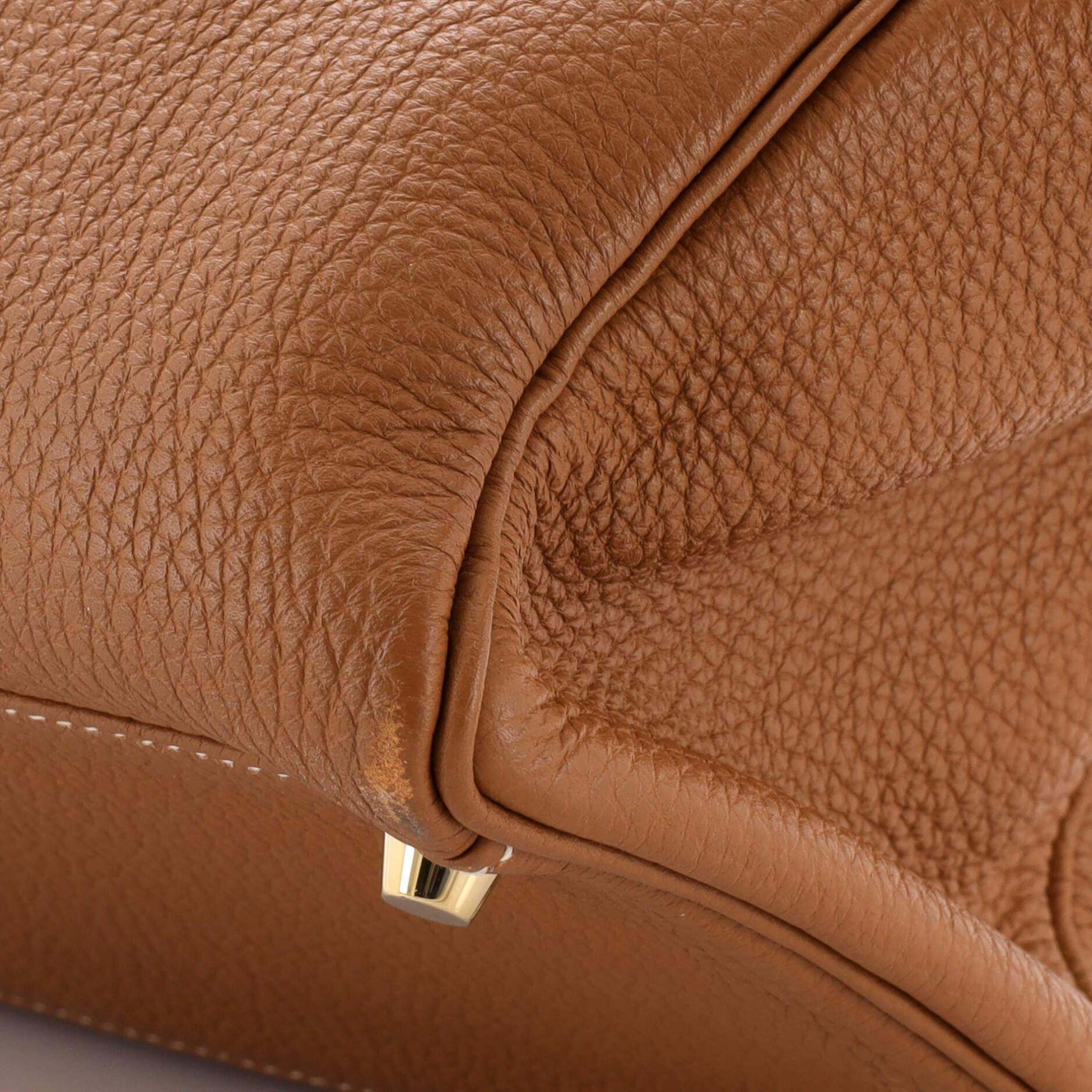 Hermes Kelly Handbag Gold Togo with Gold Hardware 35 5