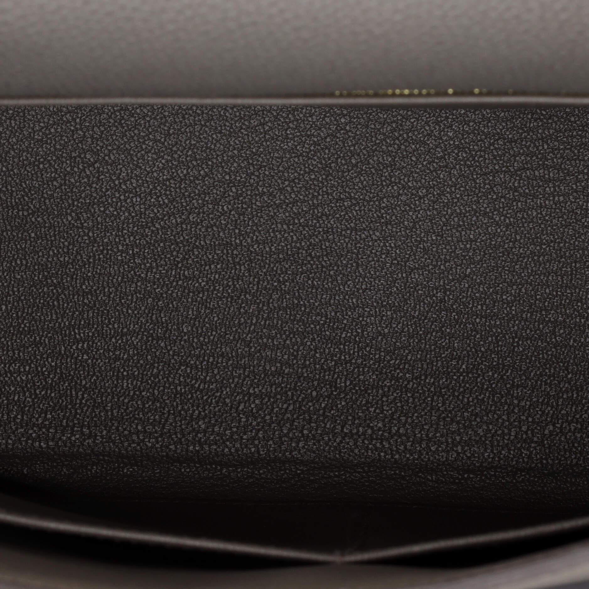 Hermes Kelly Handbag Grey Togo with Gold Hardware 28 2