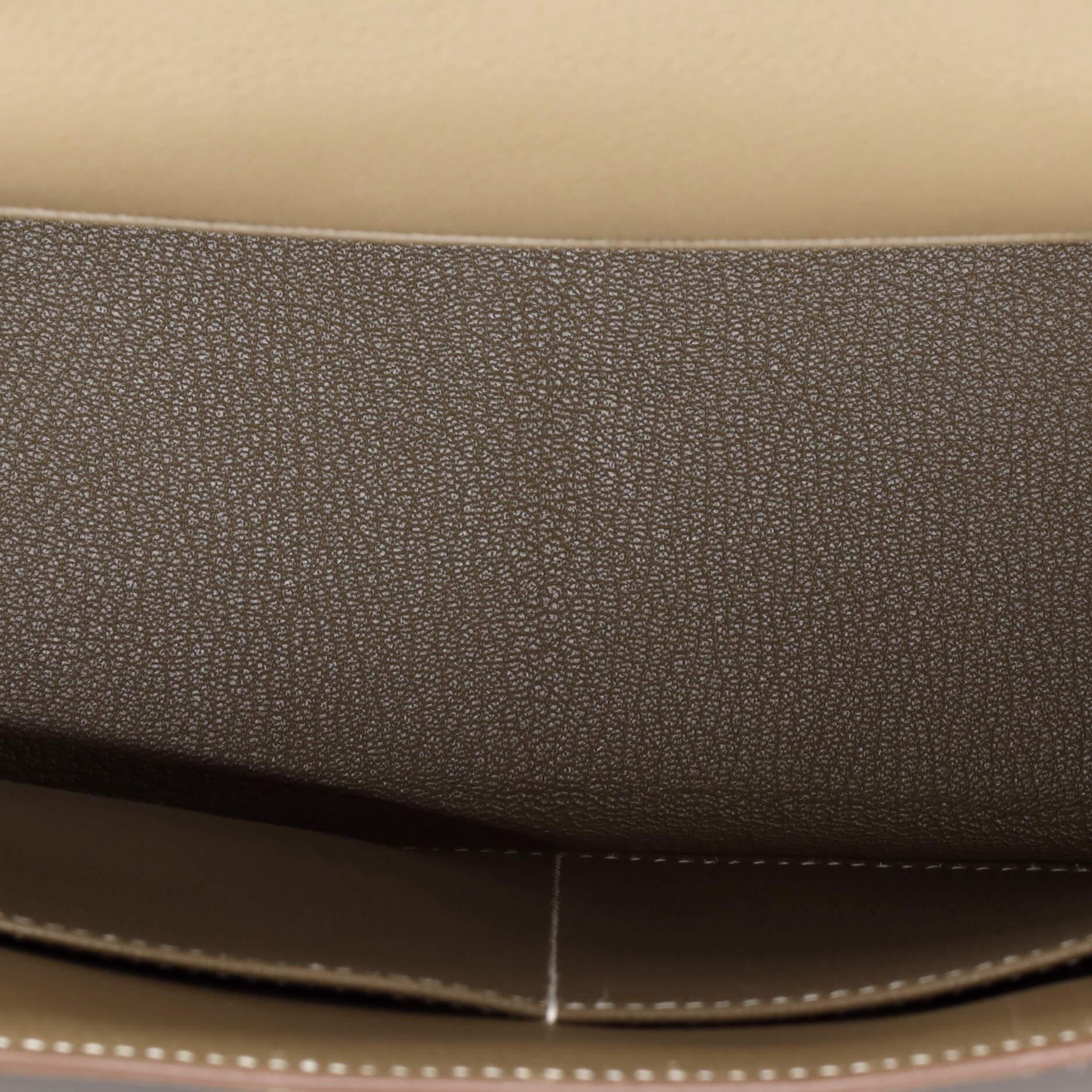 Hermes Kelly Handbag Grey Togo with Palladium Hardware 32 2