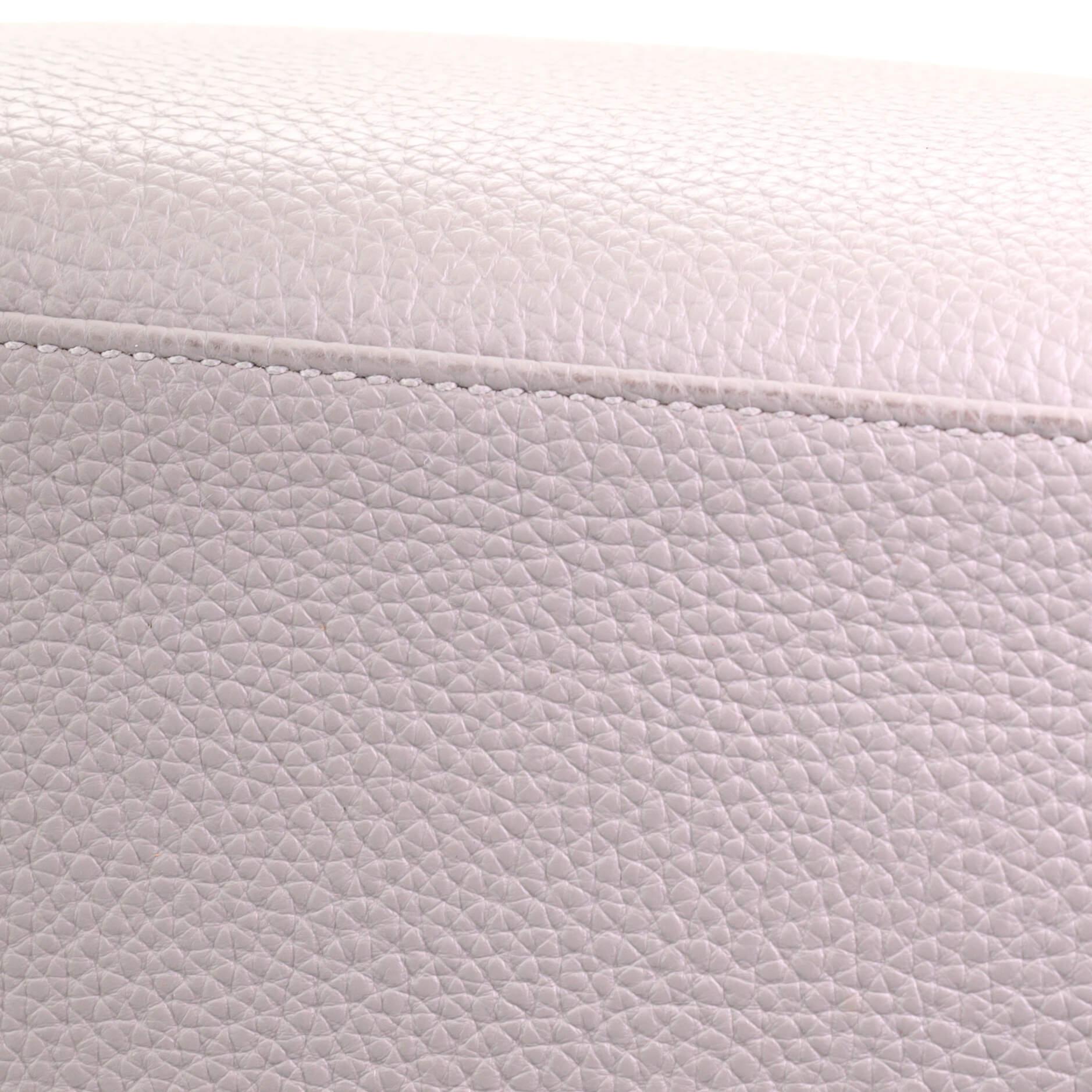 Hermes Kelly Handbag Grey Togo with Palladium Hardware 32 3