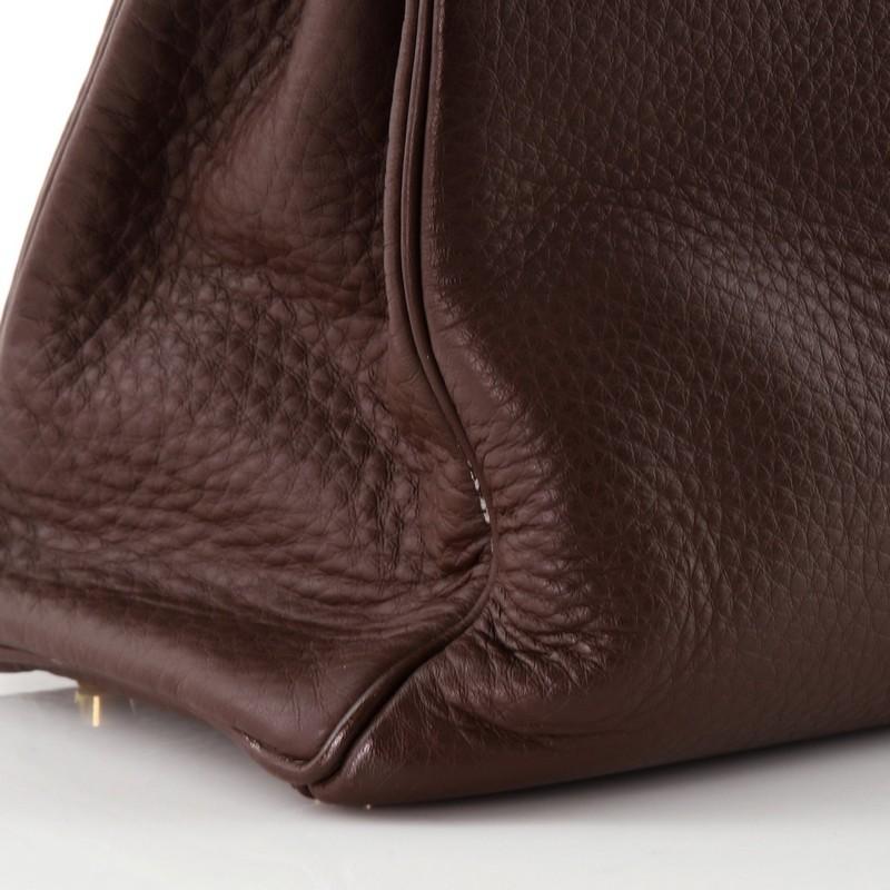 Hermes Kelly Handbag Havane Clemence with Gold Hardware 32 2