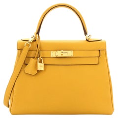 Hermès Jaune Ambre (Amber) Togo Birkin 30cm Gold Hardware, Hermès Handbags  Online, Jewellery