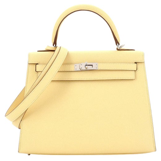 Hermes Kelly Jaune Poussin - For Sale on 1stDibs