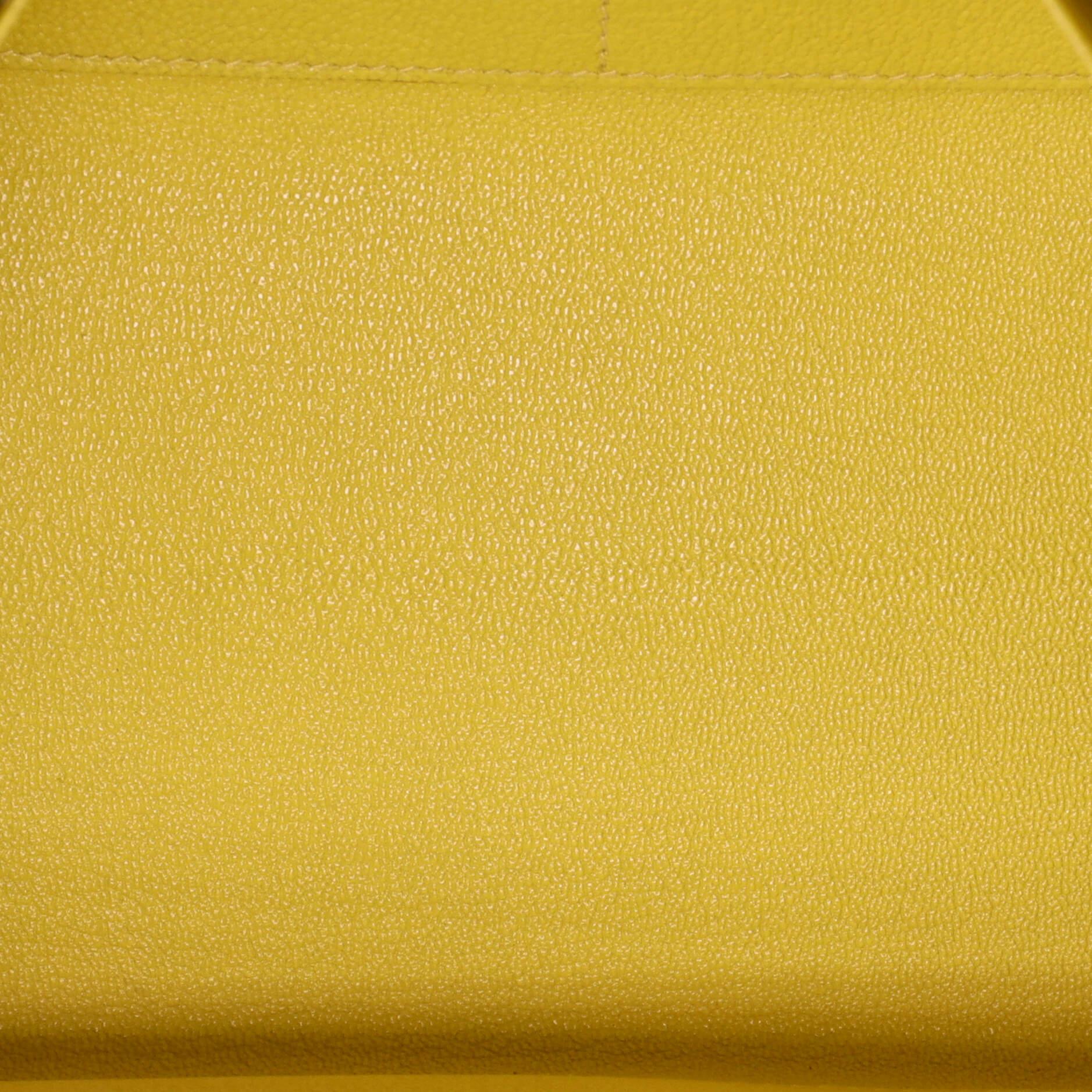 Hermes Kelly Handbag Lime Evercolor with Palladium Hardware 28 2