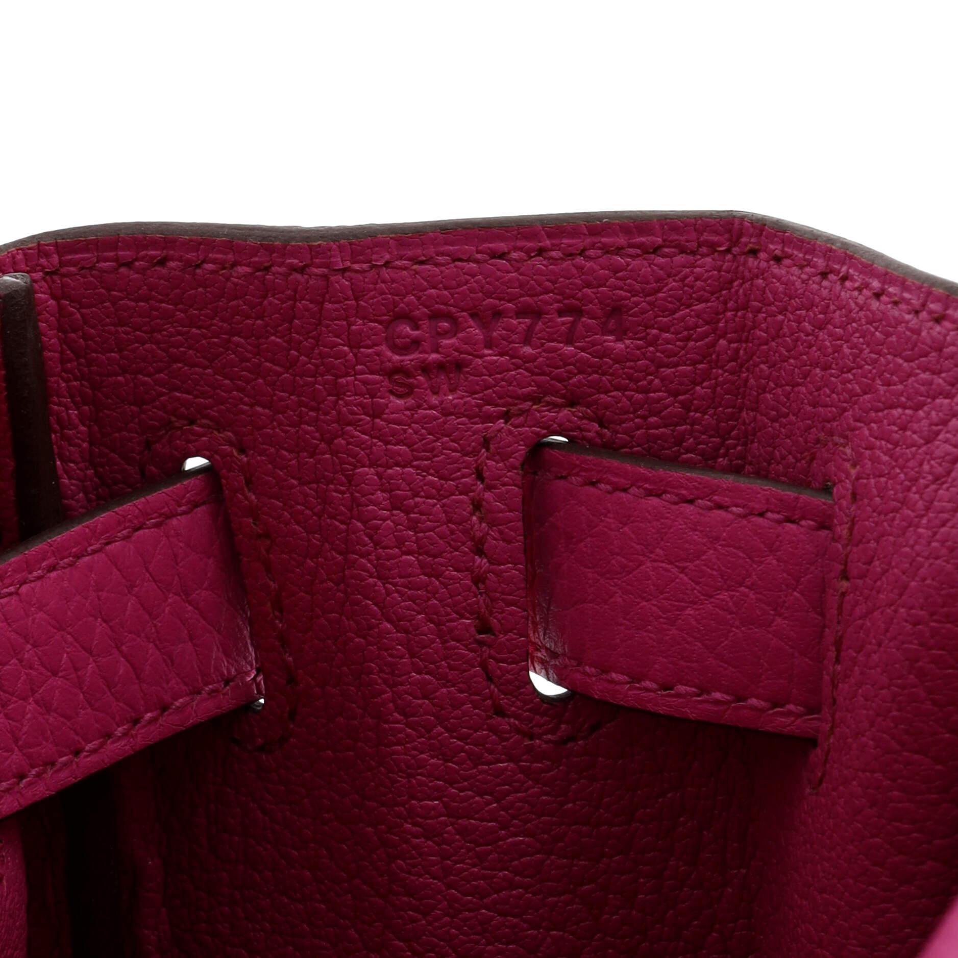 Hermes Kelly Handbag Magnolia Clemence with Palladium Hardware 28 6