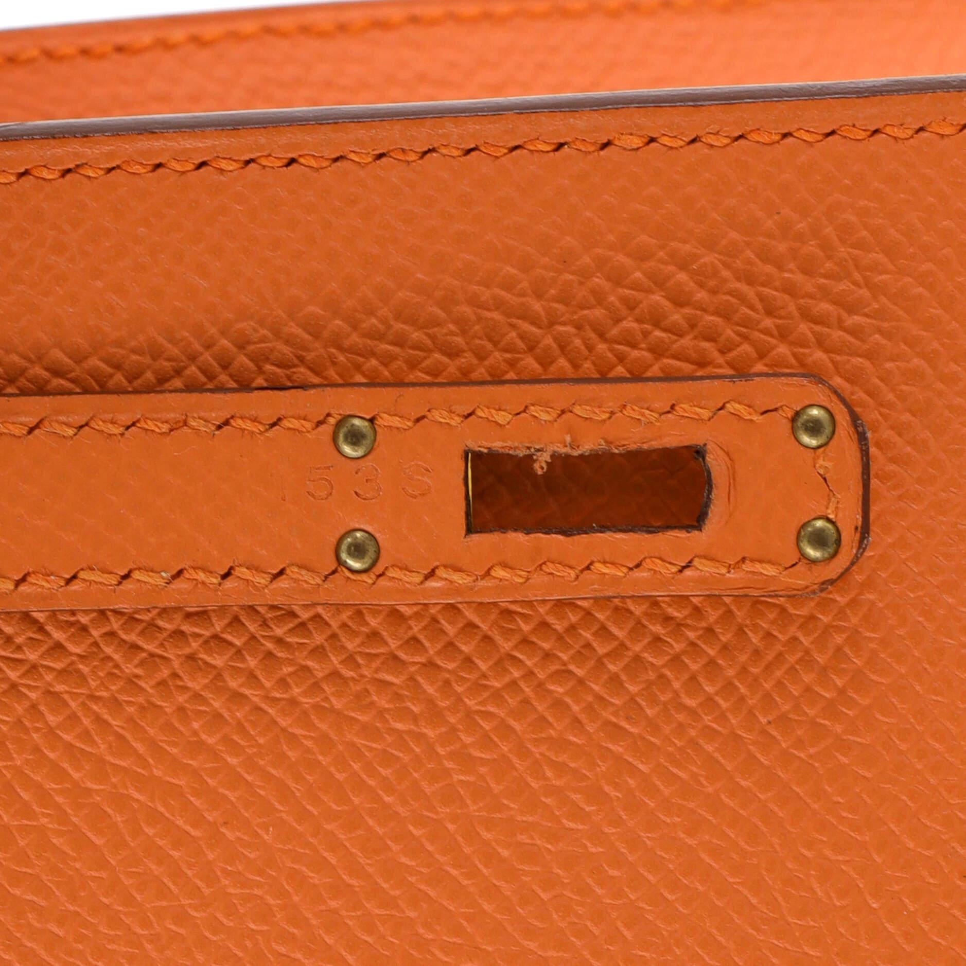 Hermes Kelly Handbag Mangue Epsom with Gold Hardware 25 5