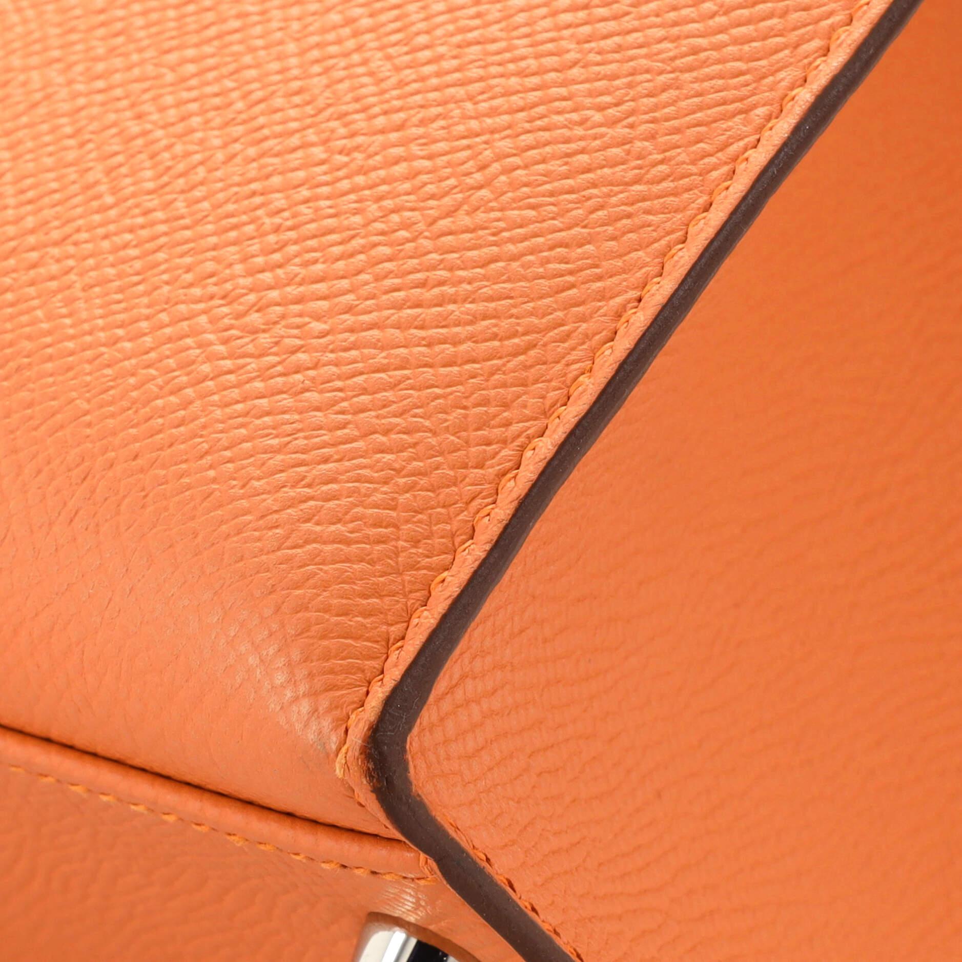 Hermes Kelly Handbag Mangue Epsom with Palladium Hardware 32 3