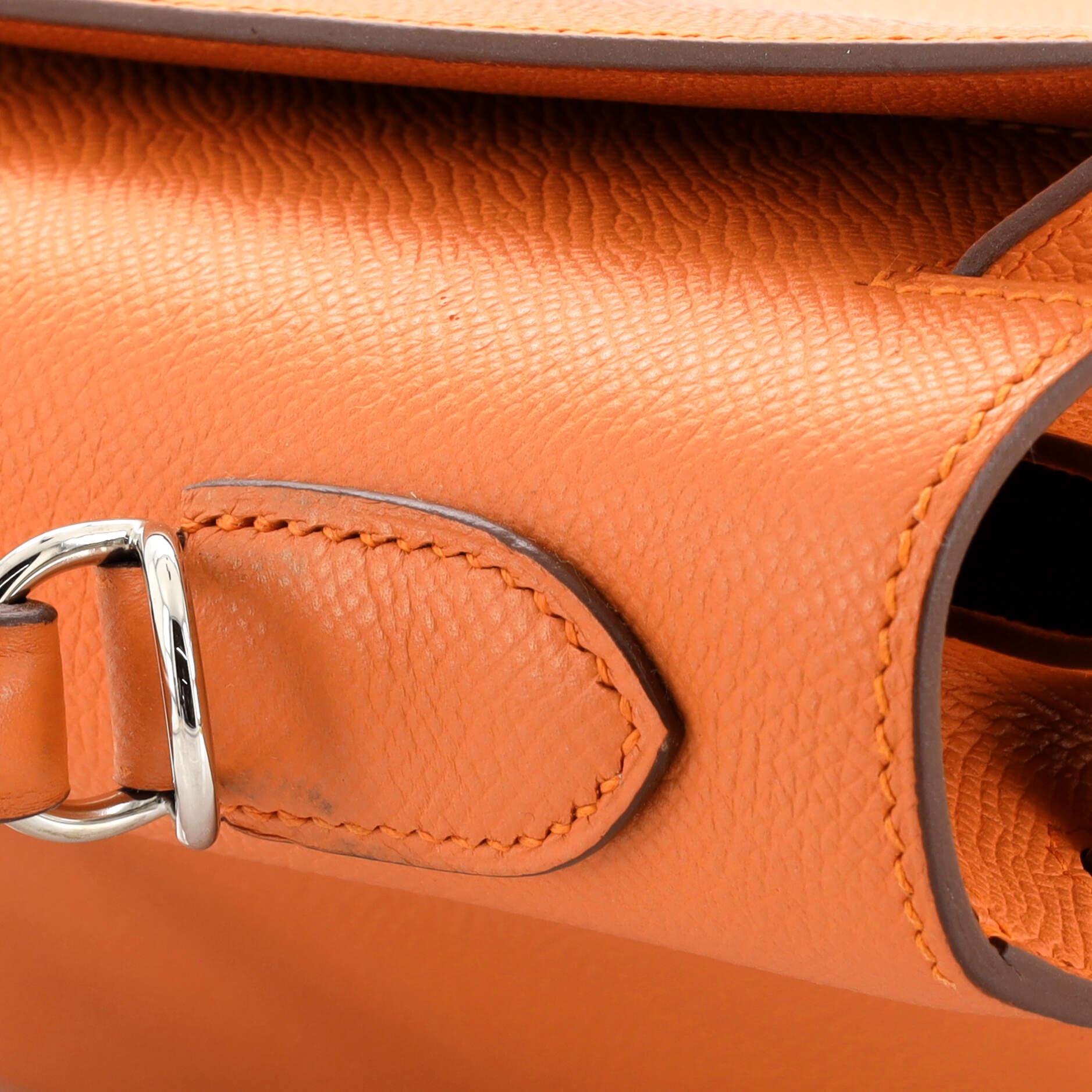 Hermes Kelly Handbag Mangue Epsom with Palladium Hardware 32 4