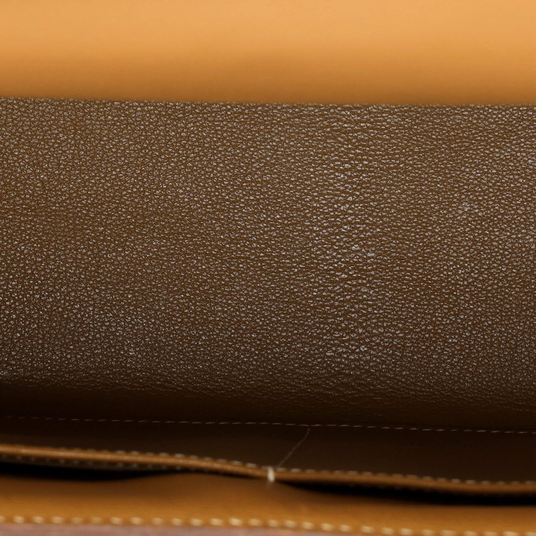 Hermes Kelly Handbag Natural Chamonix with Gold Hardware 32 2