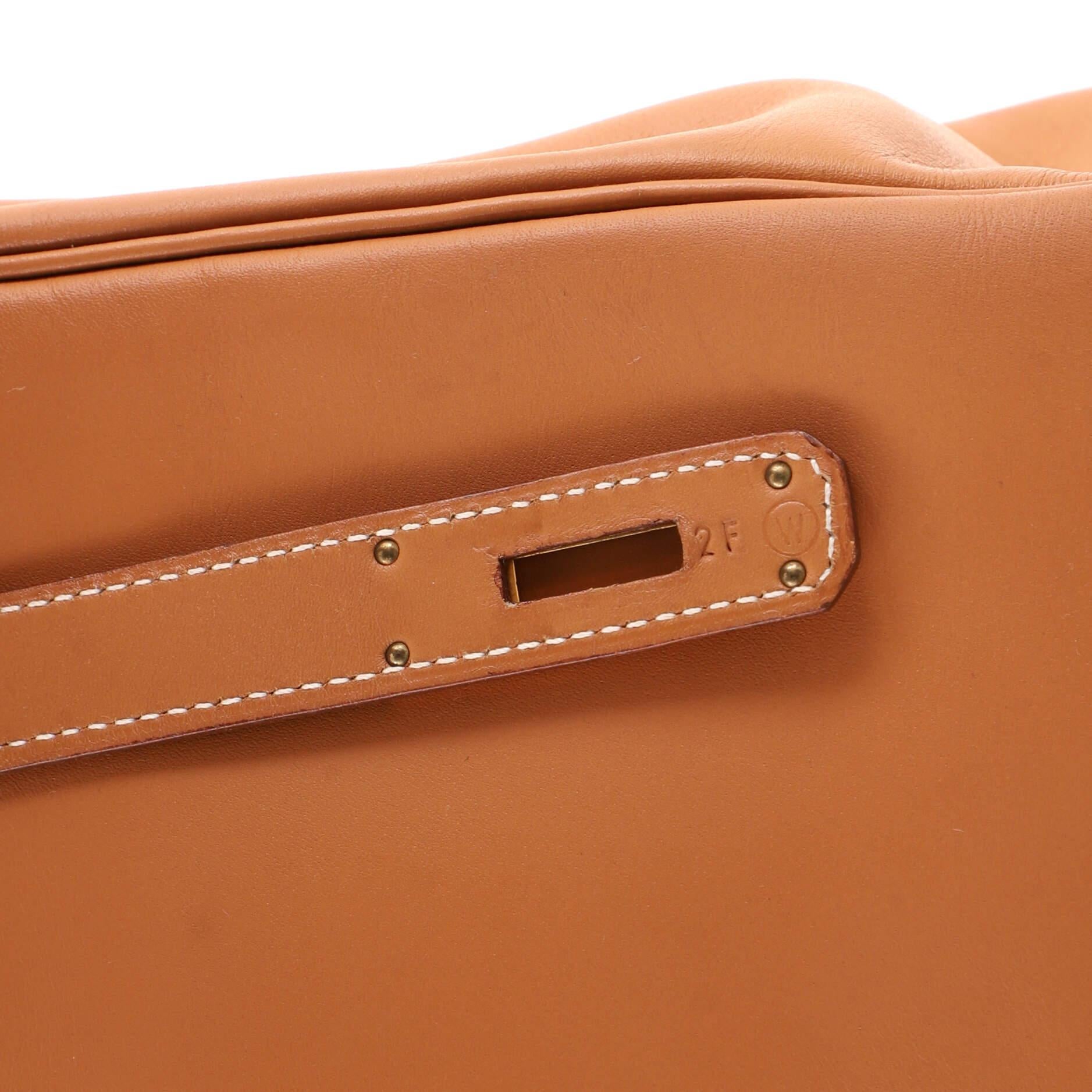 Hermes Kelly Handbag Natural Chamonix with Gold Hardware 35 8