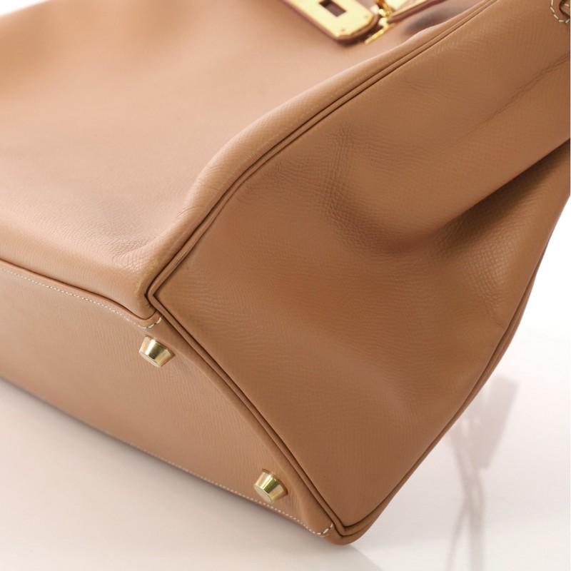 Hermes Kelly Handbag Natural Courchevel with Gold Hardware 32 5