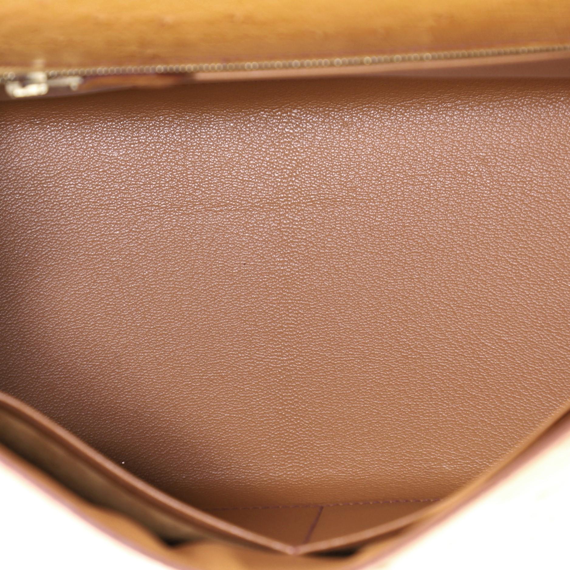 Hermes Kelly Handbag Natural Ostrich with Gold Hardware 32 2