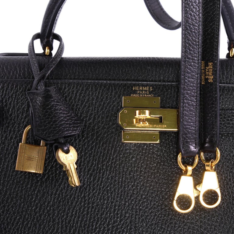 AUTHENTIC HERMES Kelly 28 Ardennes Gold Hardware RARE