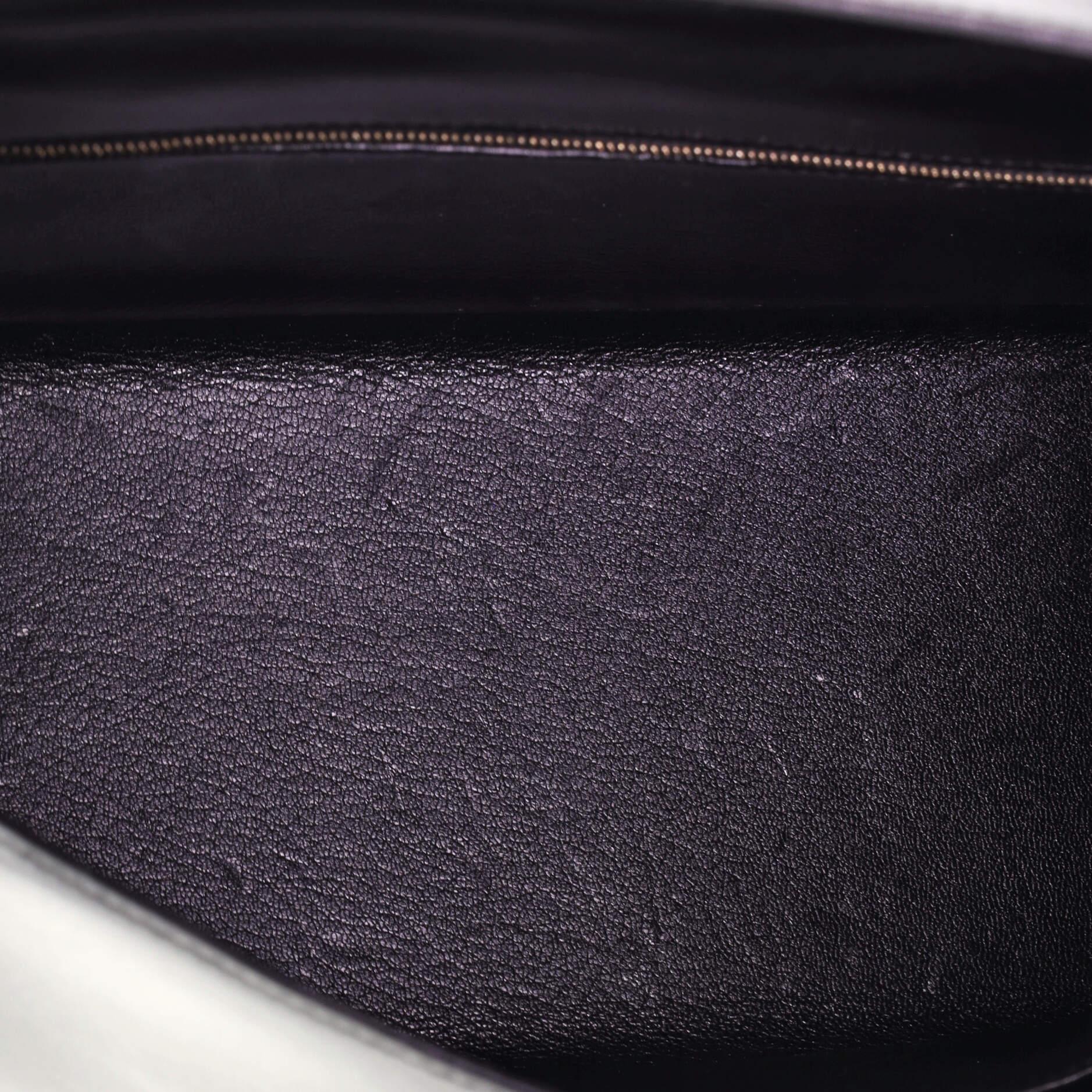 Hermes Kelly Handbag Noir Box Calf with Gold Hardware 32 1