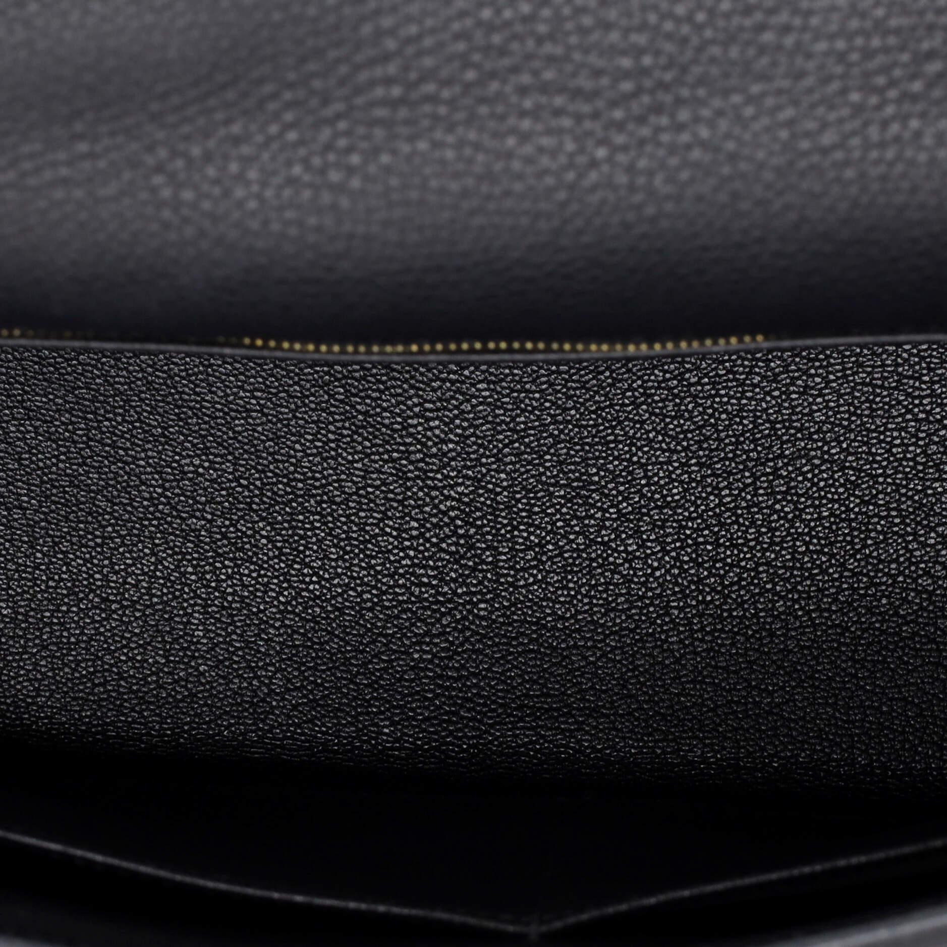 Hermes Kelly Handbag Noir Togo with Gold Hardware 32 2