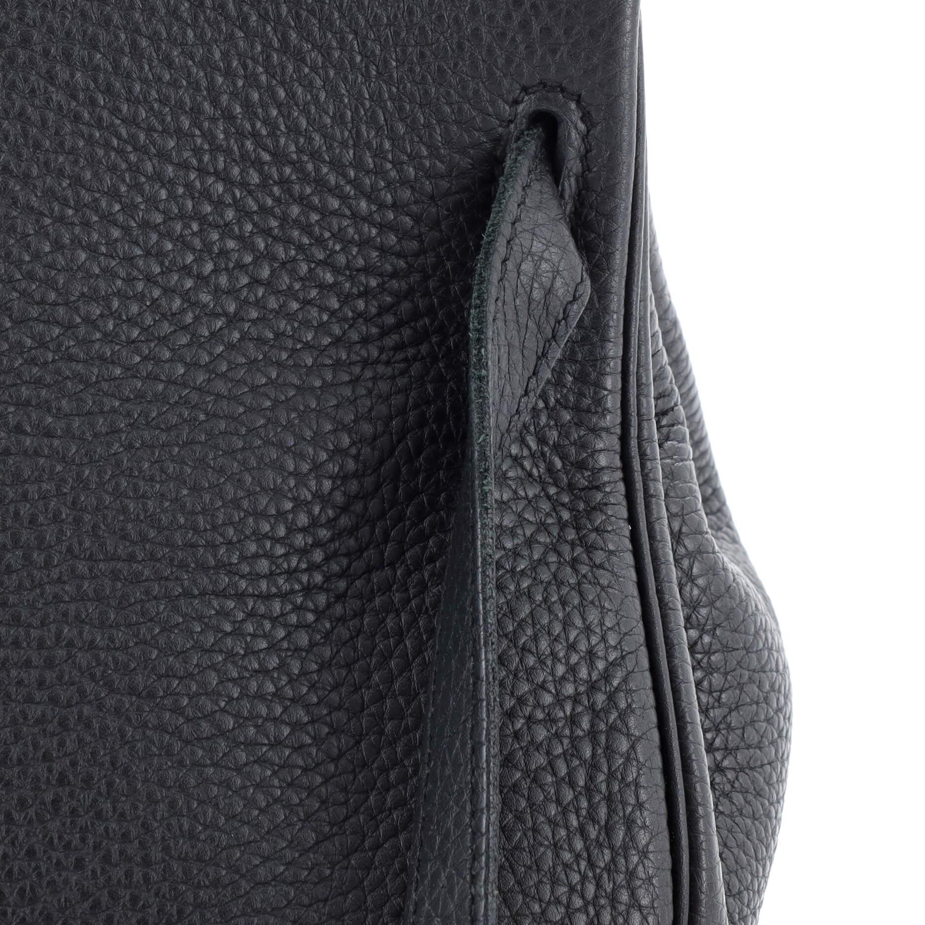 Hermes Kelly Handbag Noir Togo with Gold Hardware 32 3