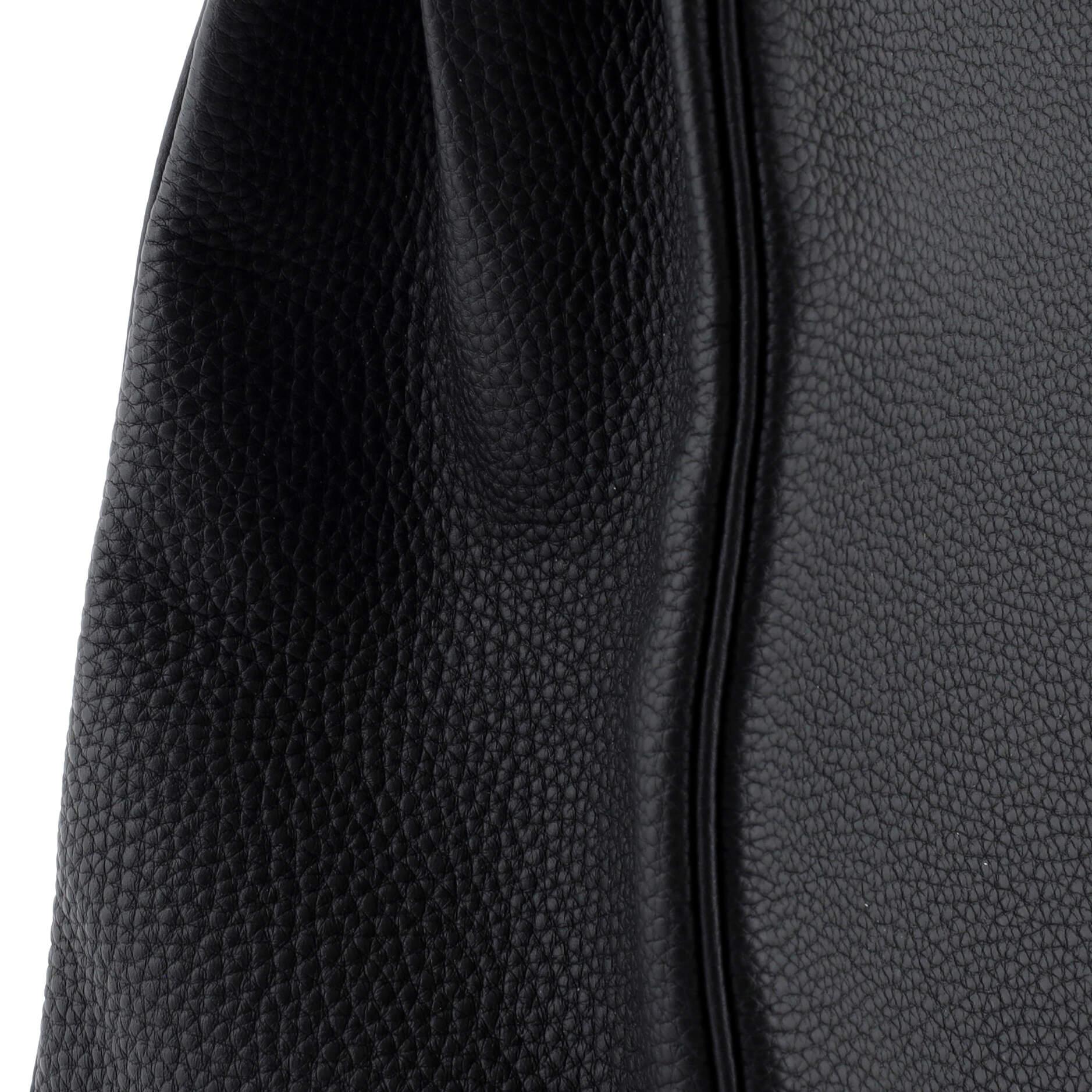 Hermes Kelly Handbag Noir Togo with Gold Hardware 35 5