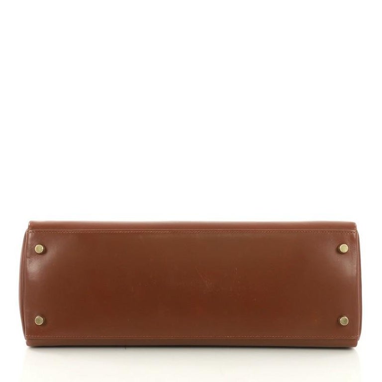 Hermes Noisette Box Calf 35cm Birkin Bag Gold HW – Boutique Patina