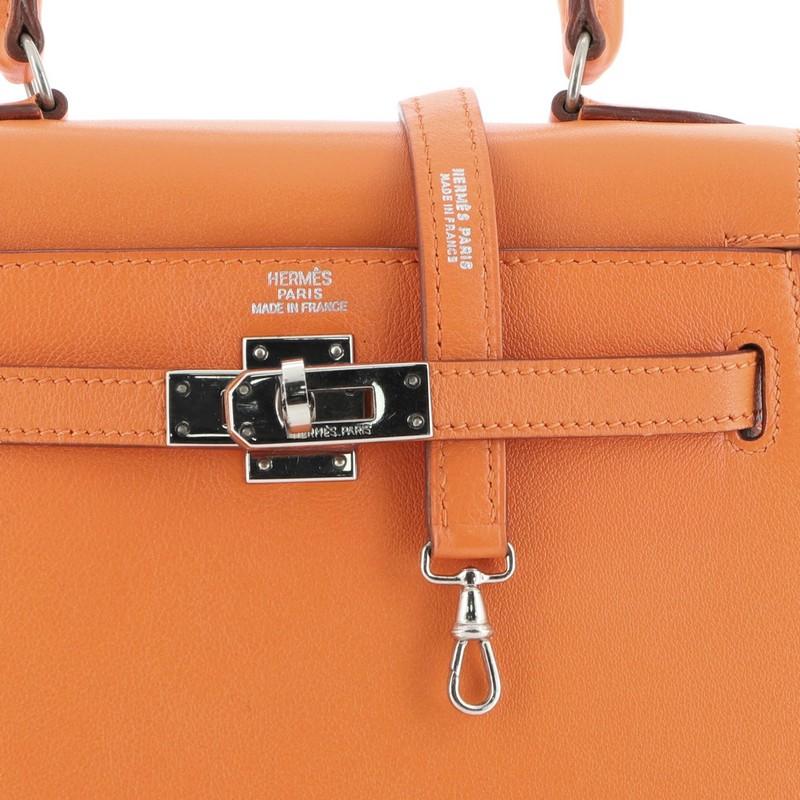 Hermes  Kelly Handbag Orange H Gulliver with Gold Hardware 20 1
