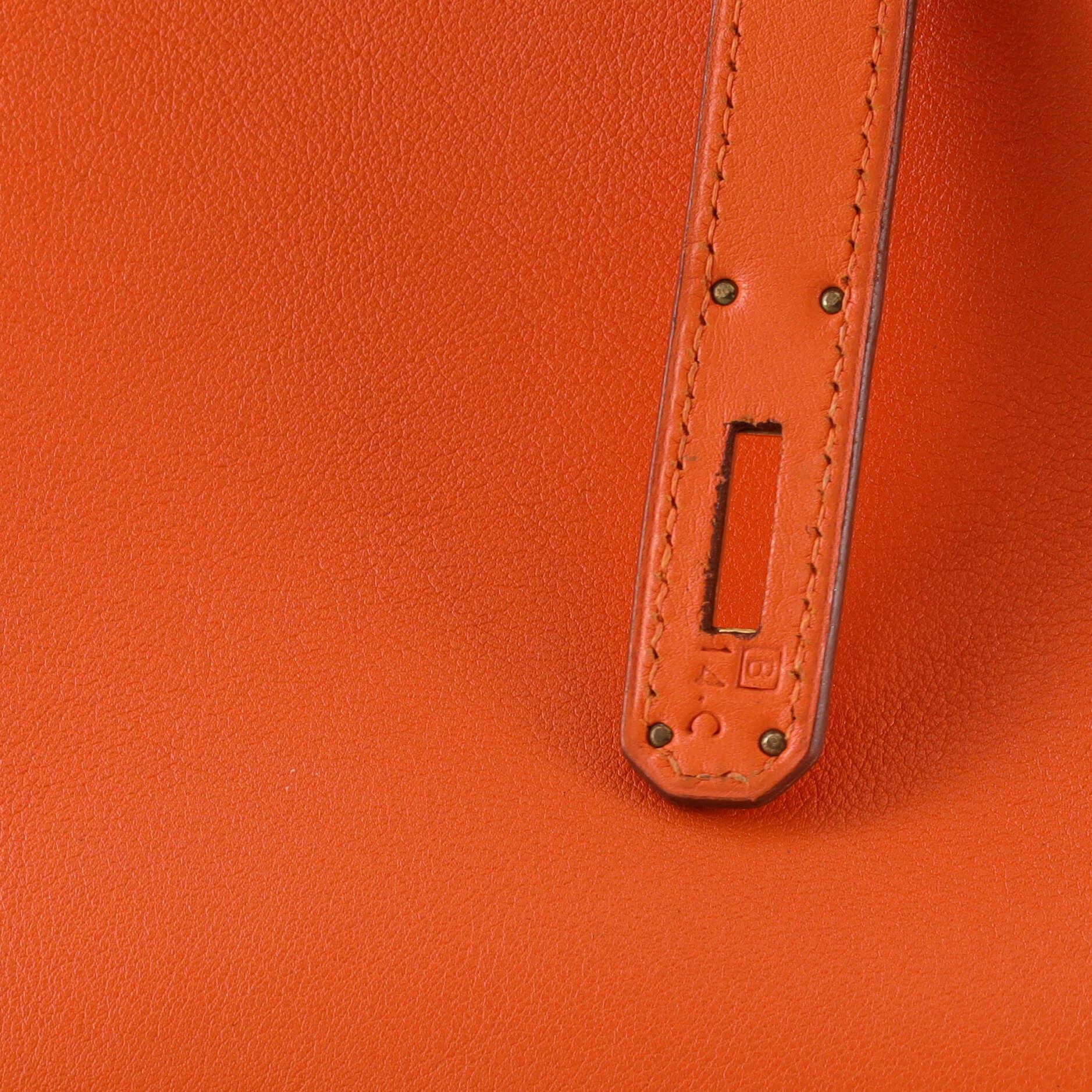 Hermes Kelly Handbag Orange H Gulliver with Gold Hardware 28 8