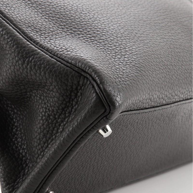 Hermes Kelly Handbag Plomb Clemence with Palladium Hardware 35 5