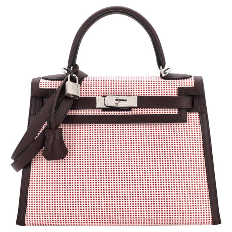 What a beauty! Hermès Kelly 32 Rouge H Box Sellier Bag just