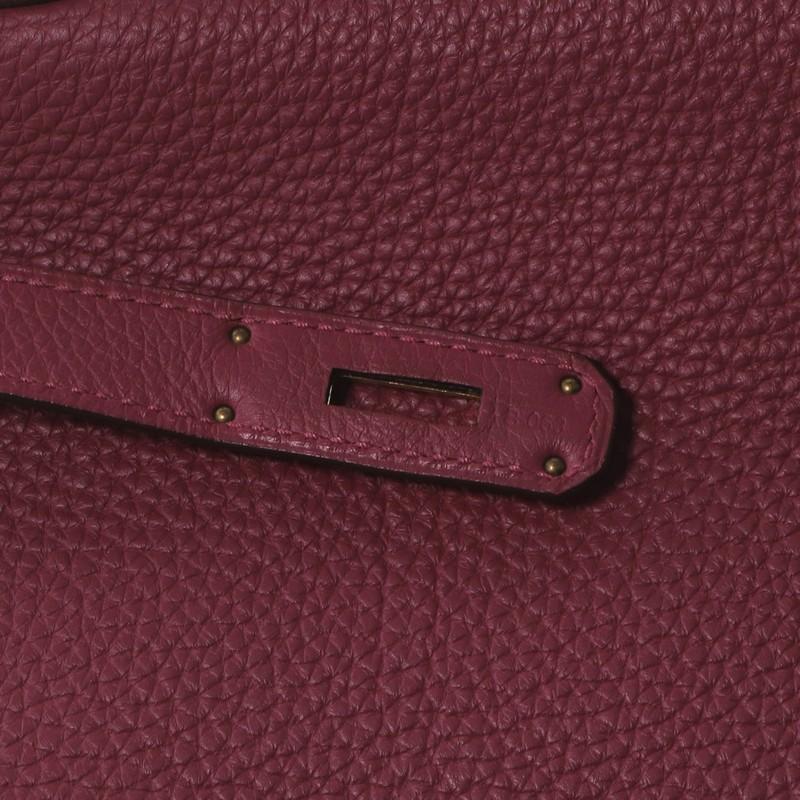 Hermes Kelly Handbag Red Togo with Gold Hardware 35 1