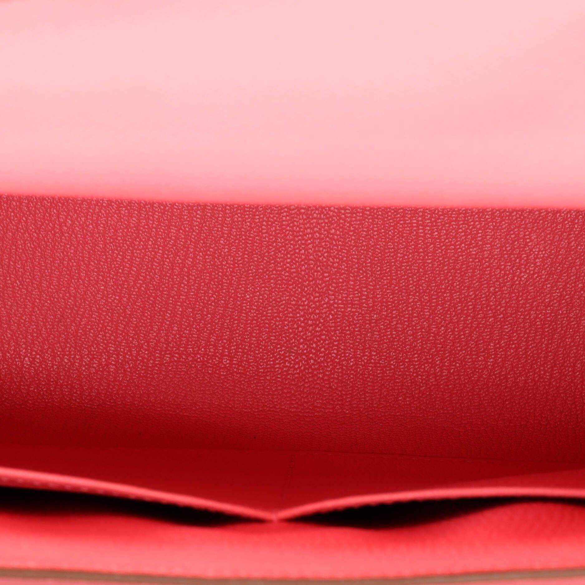 Hermes Kelly Handbag Rose Confetti Epsom with Palladium Hardware 28 2