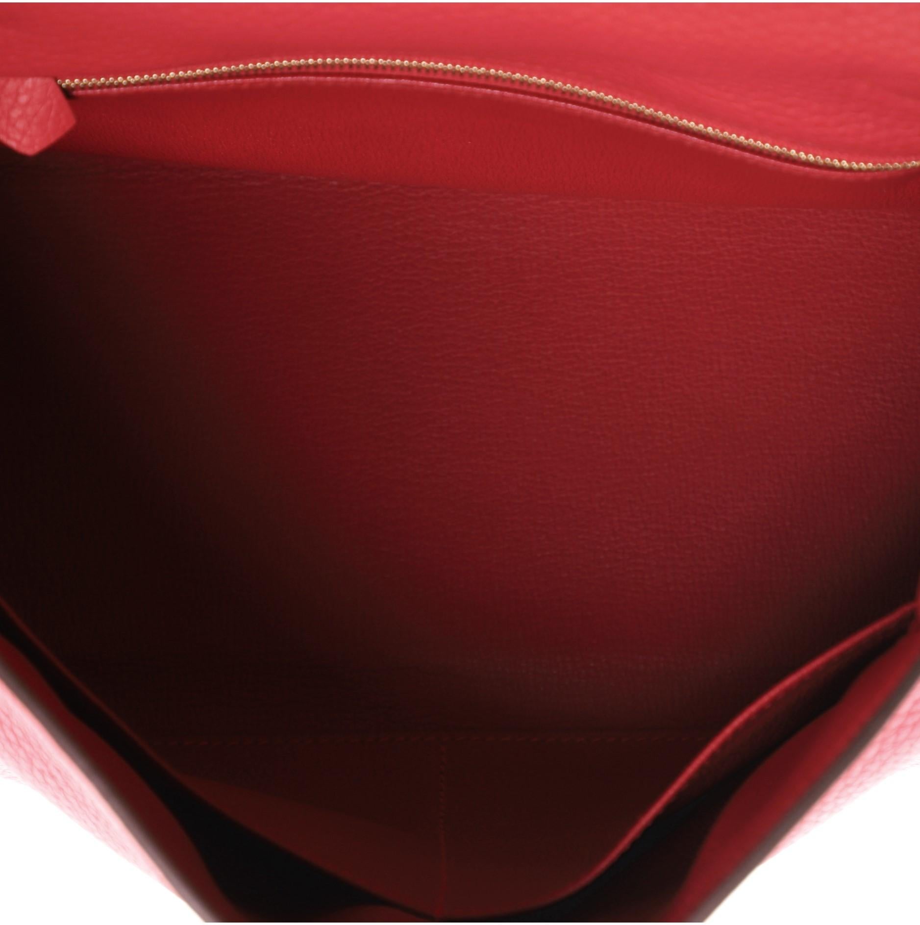 Women's Hermes Kelly Handbag Rose Extreme Clemence with Gold Hardware 28