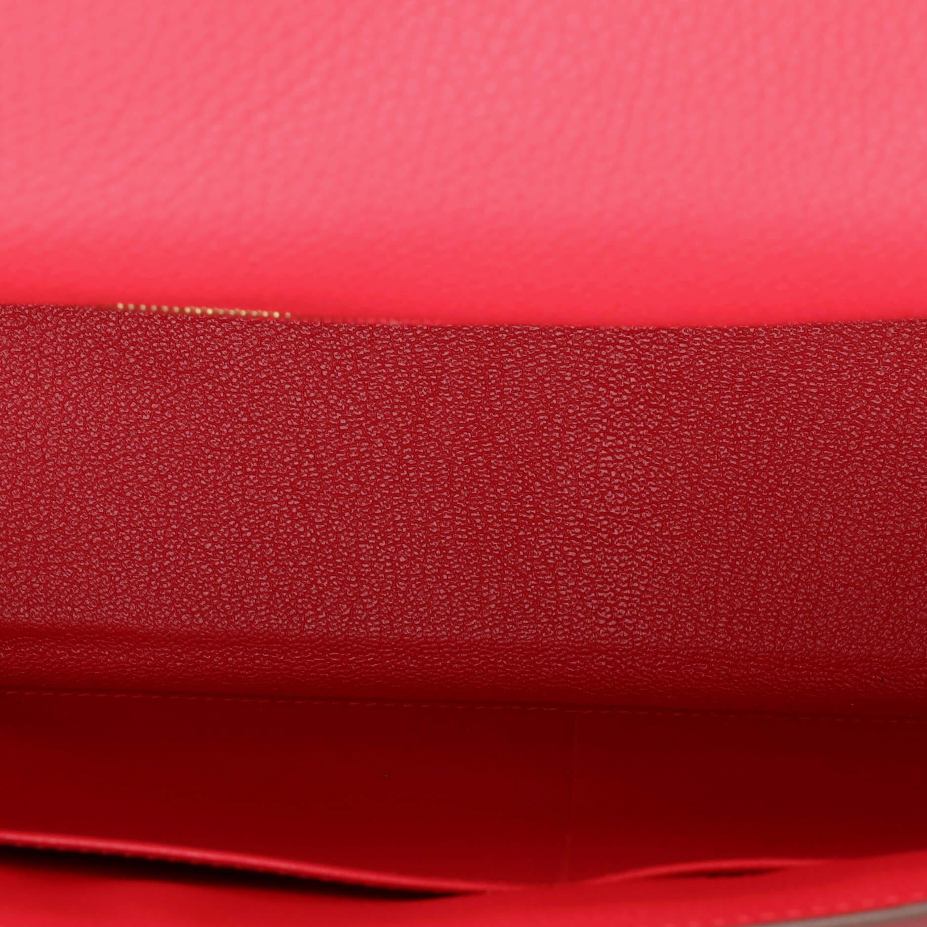 Hermes Kelly Handbag Rose Extreme Clemence with Gold Hardware 32 2