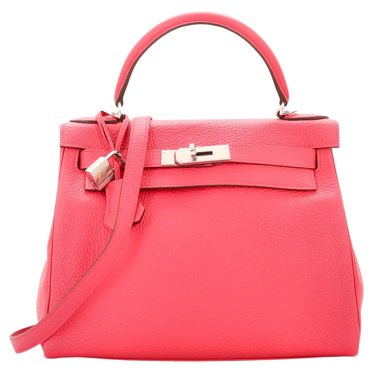 Hermès Rose Tyrien Pink Epsom Leather 35cm Birkin Bag at 1stDibs