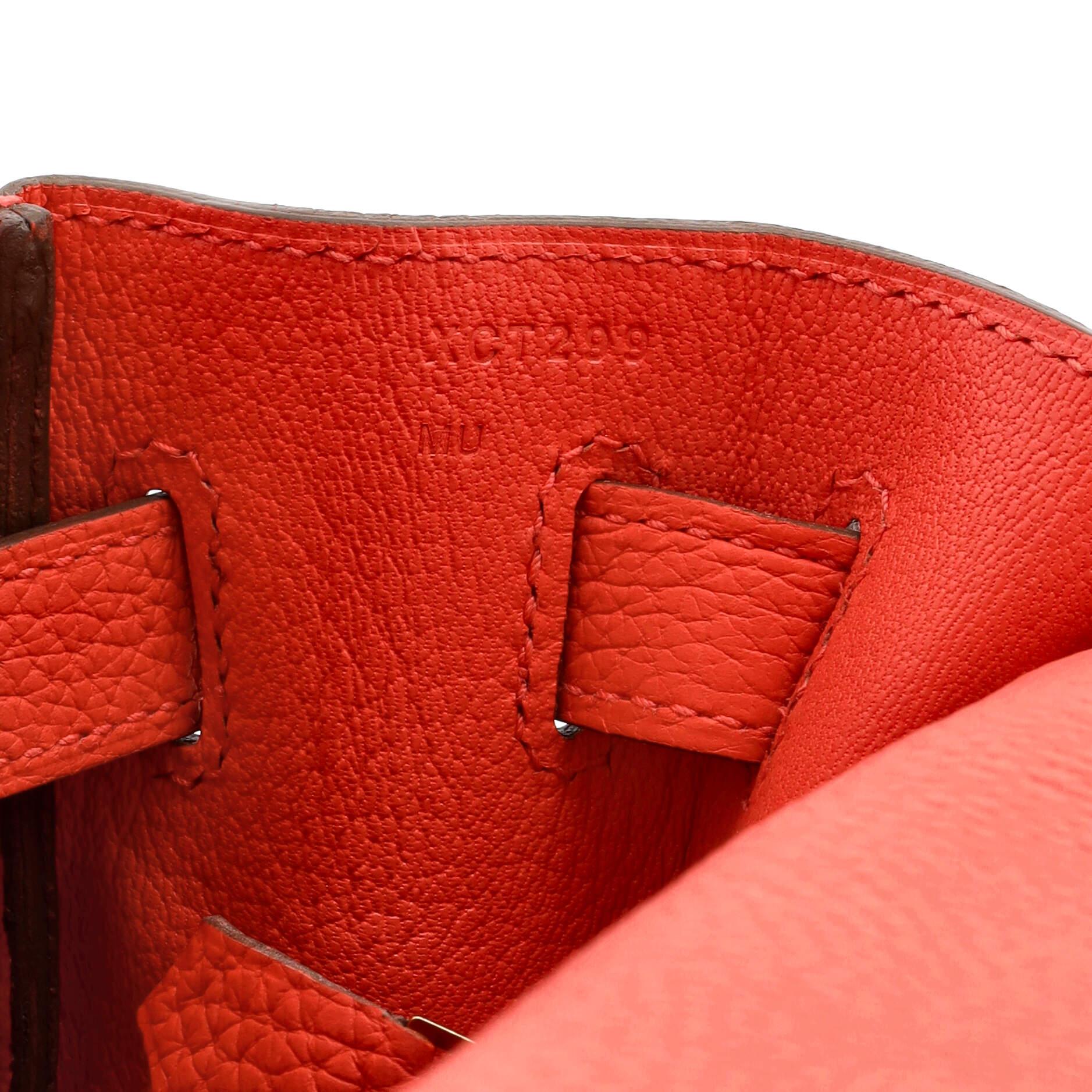 Hermes Kelly Handbag Rose Jaipur Clemence with Gold Hardware 32 4
