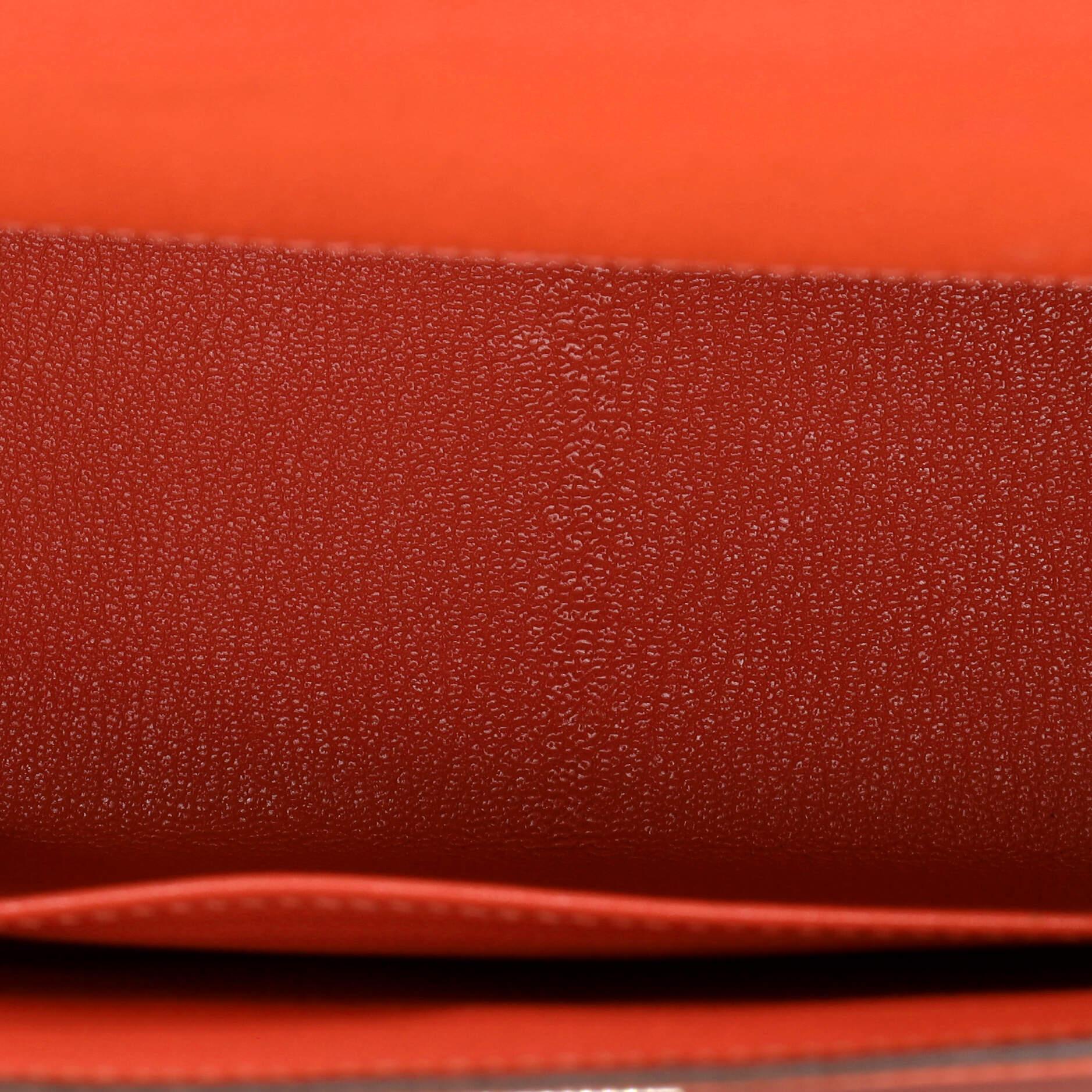 Hermes Kelly Handbag Rose Jaipur Epsom with Palladium Hardware 25 For Sale 1