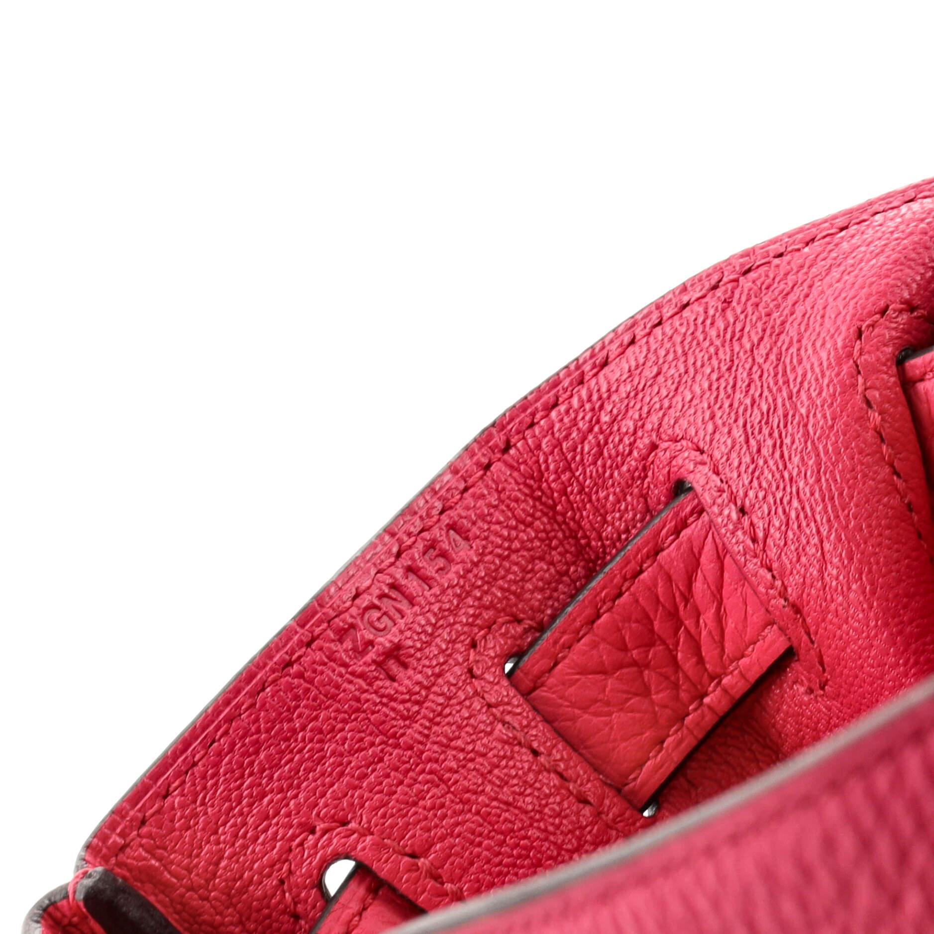 Hermes Kelly Handbag Rose Mexico Clemence with Palladium Hardware 28 3