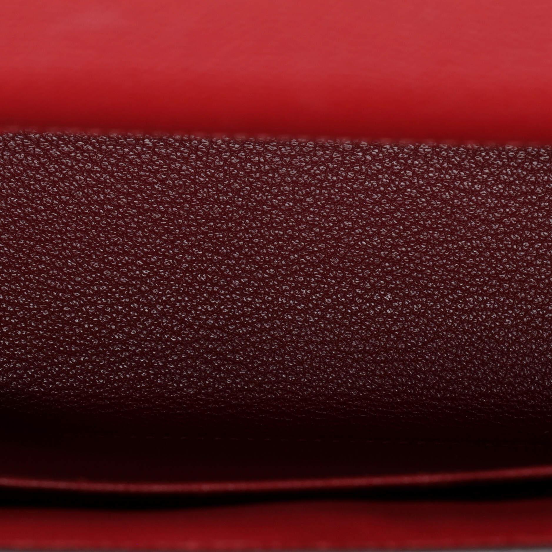 Hermes Kelly Handbag Rouge Grenat Epsom with Gold Hardware 25 2