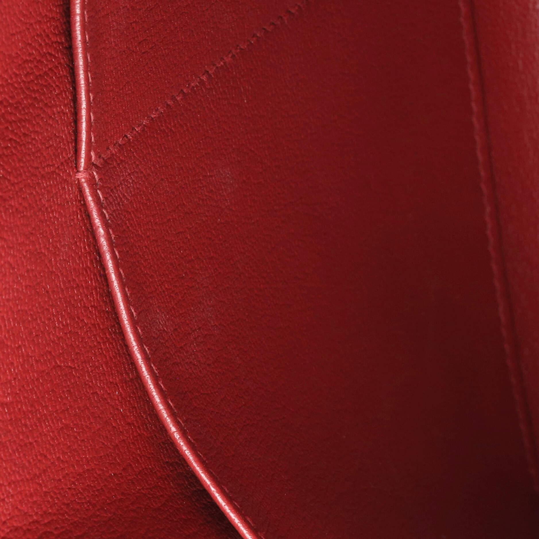 Hermes Kelly Handbag Rouge Grenat Epsom with Gold Hardware 32 4