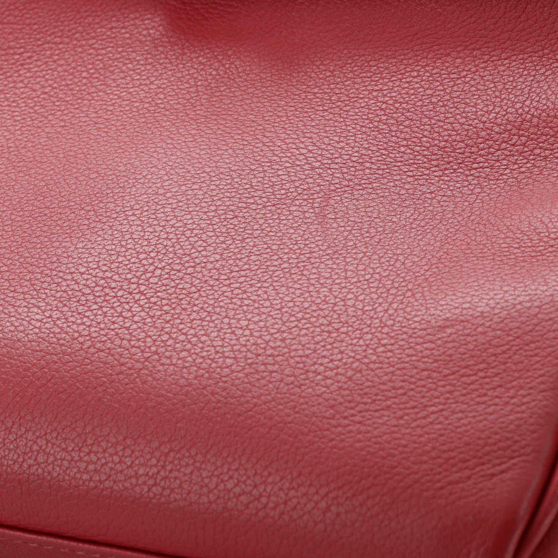 Hermes Kelly Handbag Rouge Grenat Evercolor with Gold Hardware 28 For Sale 8
