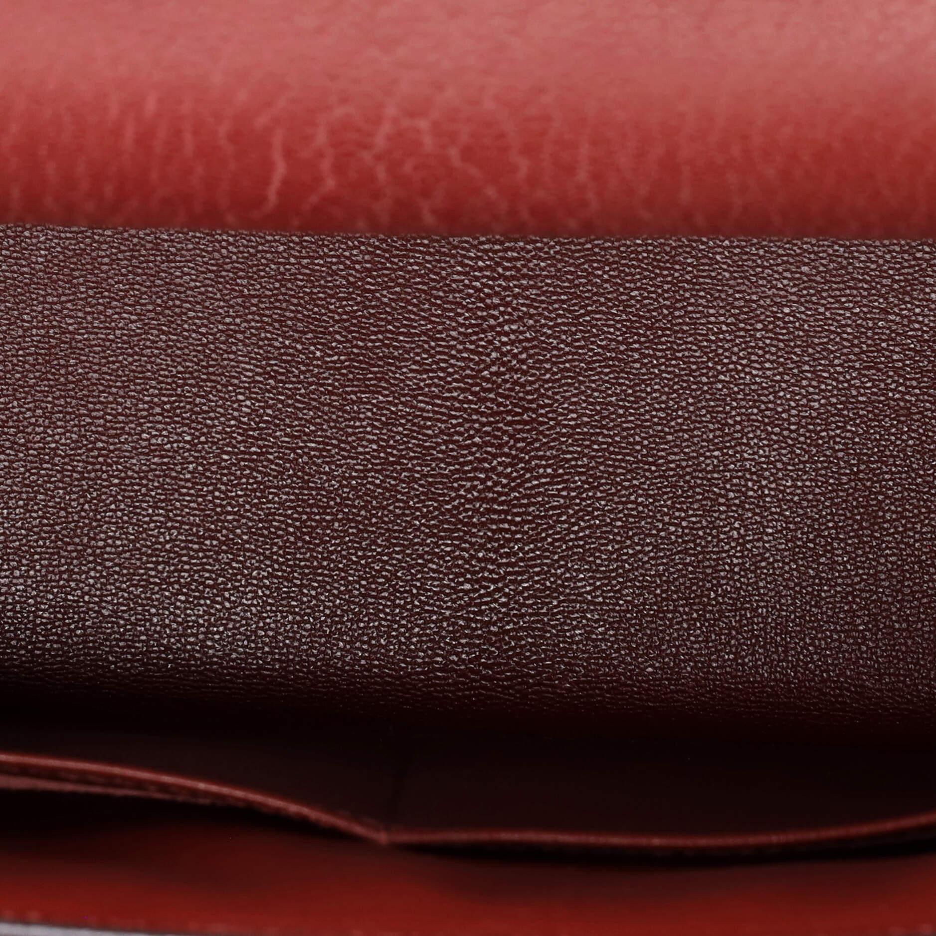 Hermes Kelly Handbag Rouge H Chevre de Coromandel with Gold Hardware 32 2