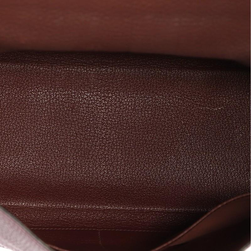 Hermes Kelly Handbag Rouge H Togo with Gold Hardware 32 1